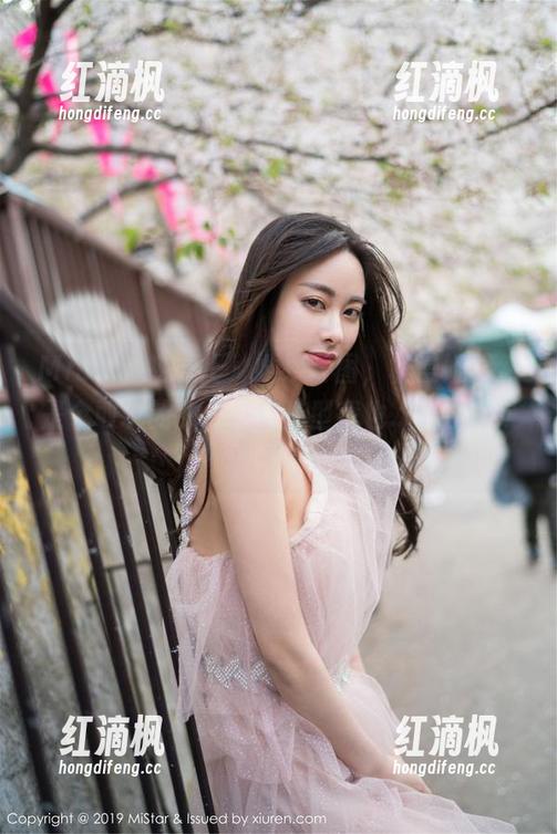 MiStar魅妍社 - 婚纱套图，杨漫妮果然是个敢玩的女人，这造型我也...想尝试一下