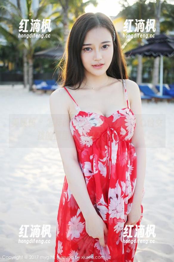 美媛馆 - 怎样的风情？看看这张温心怡女孩的原图吧，忍不住想靠近